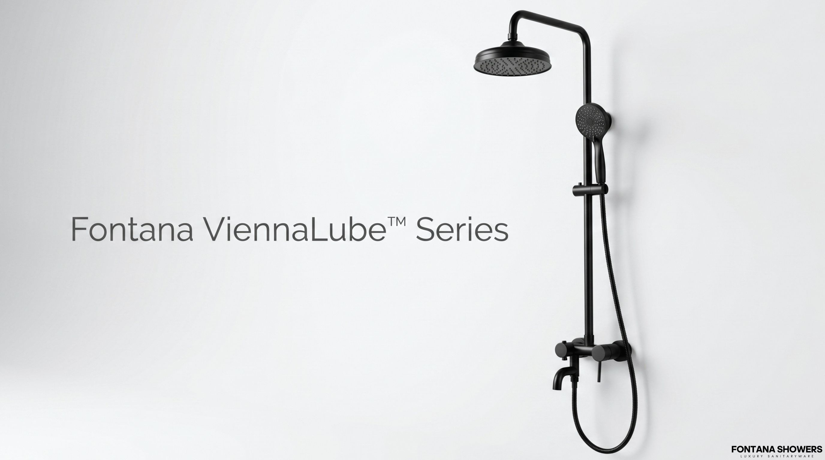 Fontana Vienna solid brass rain shower set installation